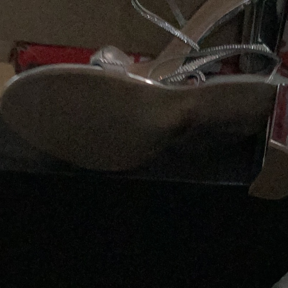 Silver platform heel - Picture 4 of 5